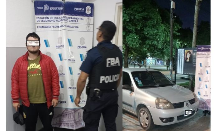 Florencio Varela – Circulaba en un auto robado y fue aprehendido